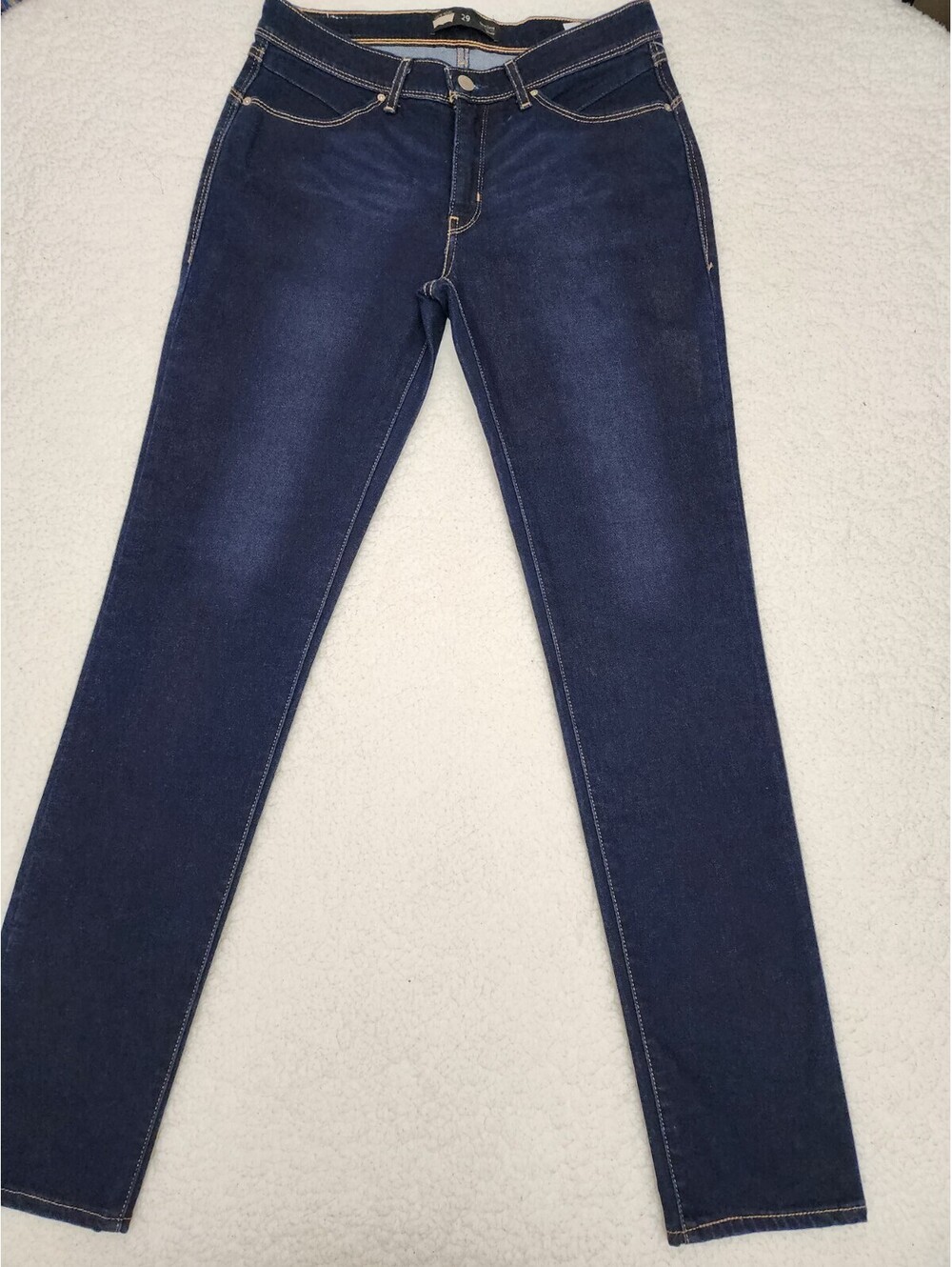 Levis Revel WomenDemi Curve Skinny Jeans 29 Dark Blue Slim Stretch Waist Zip Fly